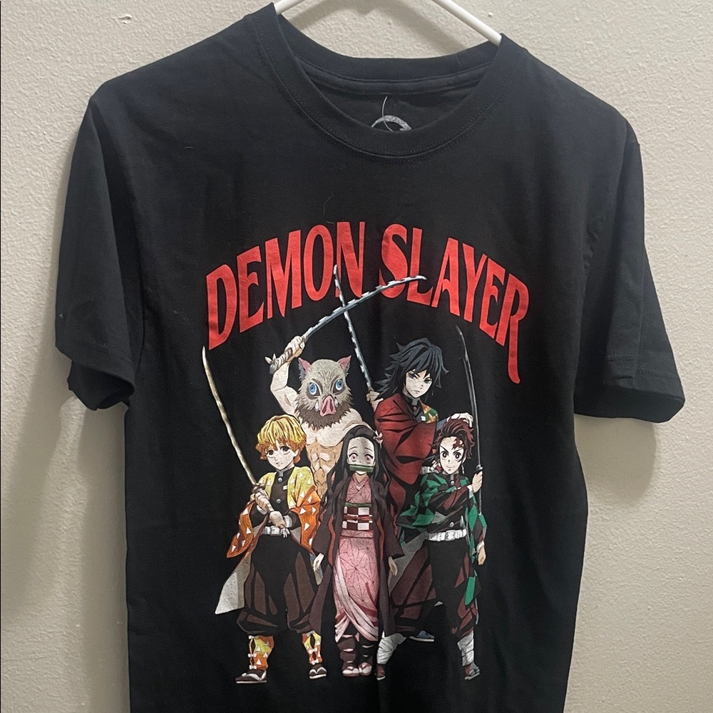 Hot Topic Black Demon Slayer Tee Shirt